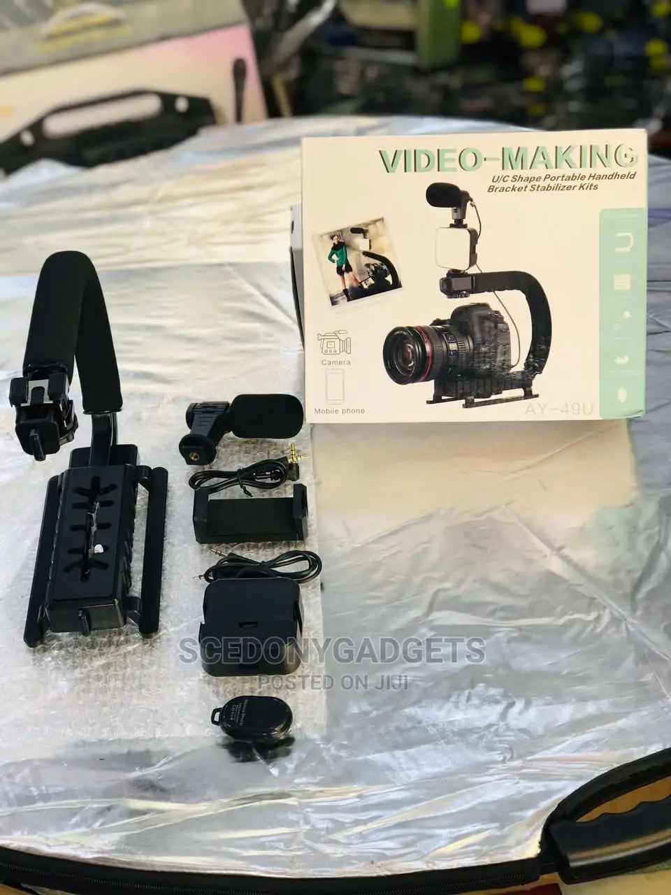 U/C Shaped Portable Hand Held Stabilizer Kit