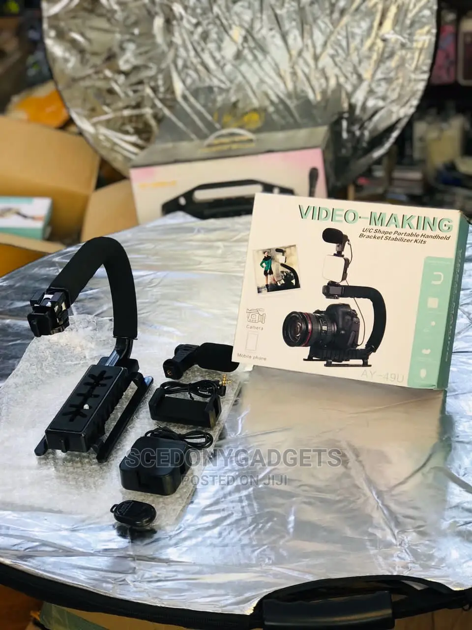 U/C Shaped Portable Hand Held Stabilizer Kit