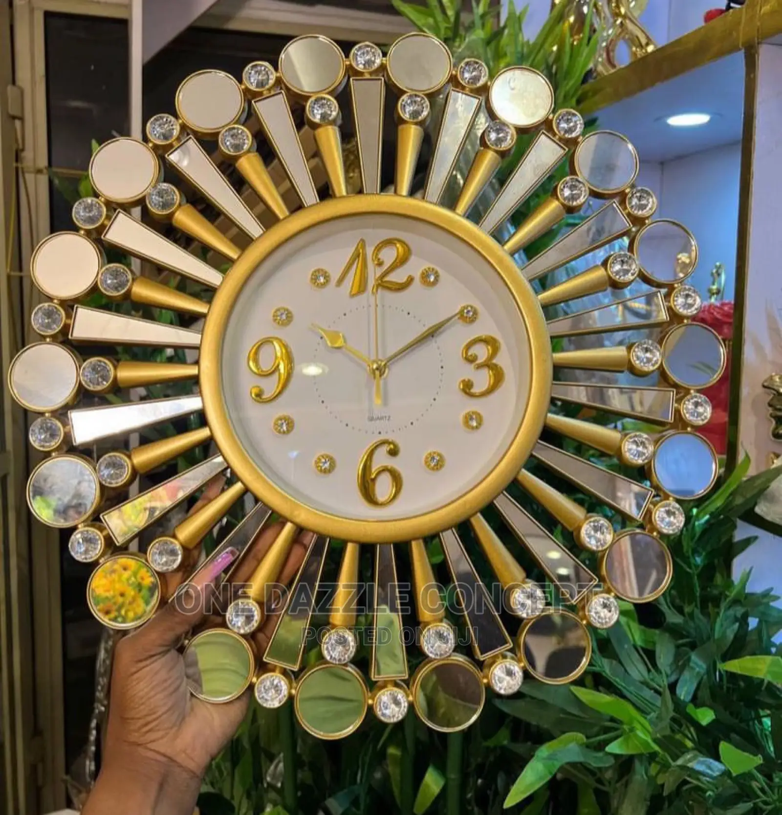 Luxury Crystal Clock