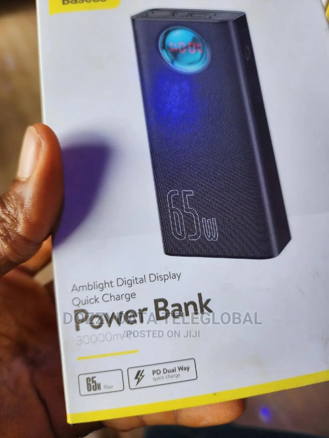 Baseus Amblight Digital Display Quick Charge 30000mah 65W