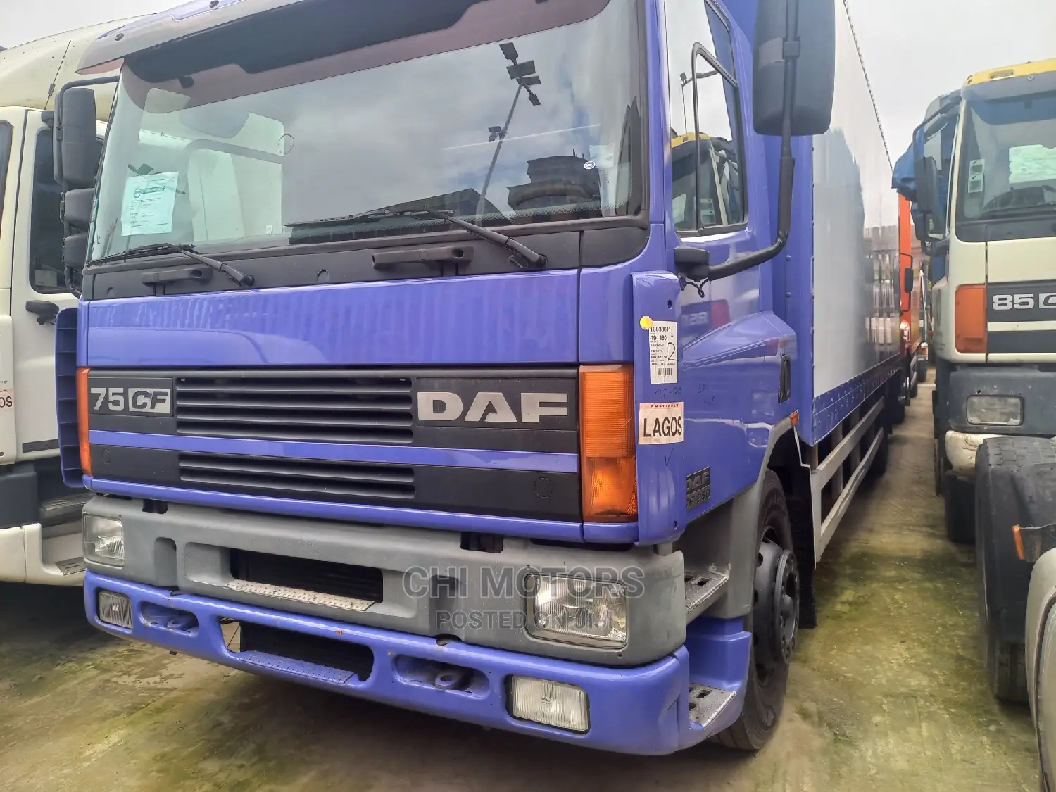 Daf Cf 75 Container Body Blue