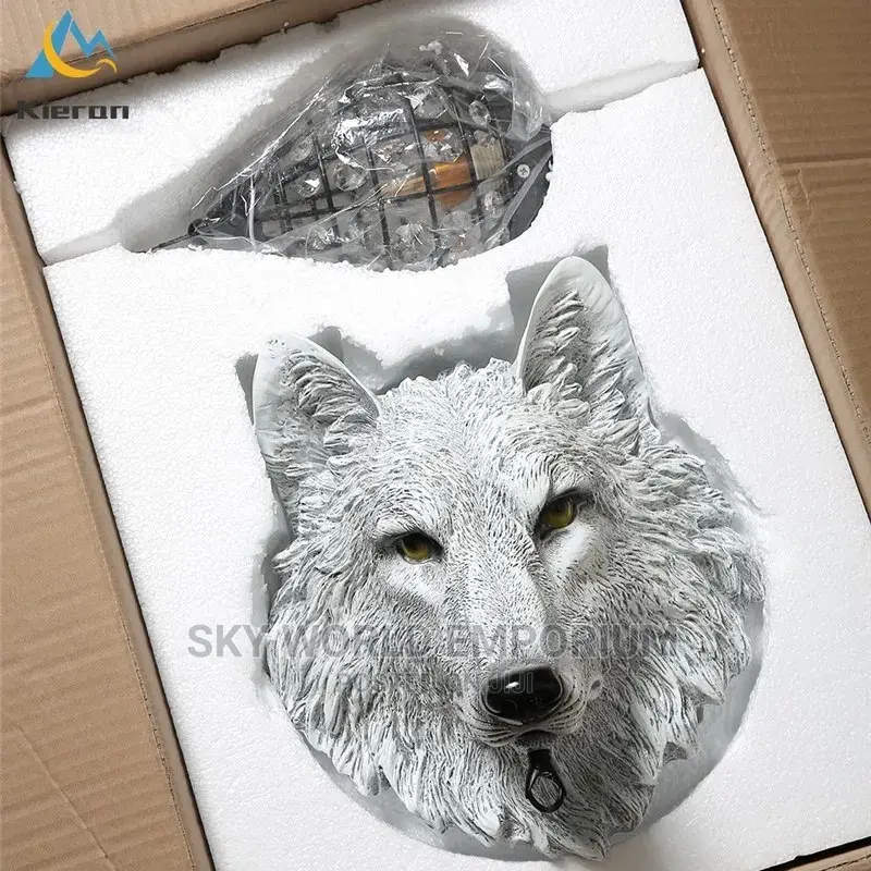 Nordic Modern Wolf Head Led Wall Lamp