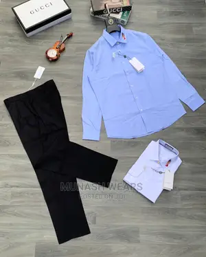 Men Luxury Shirt and Pant Trouser Outfits