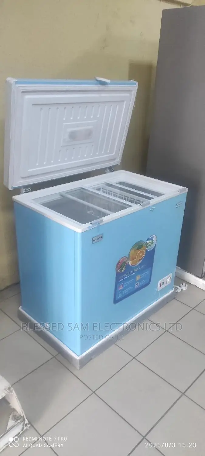 New Polystar Chest Freezer 322l Double Glass Fast Cooling