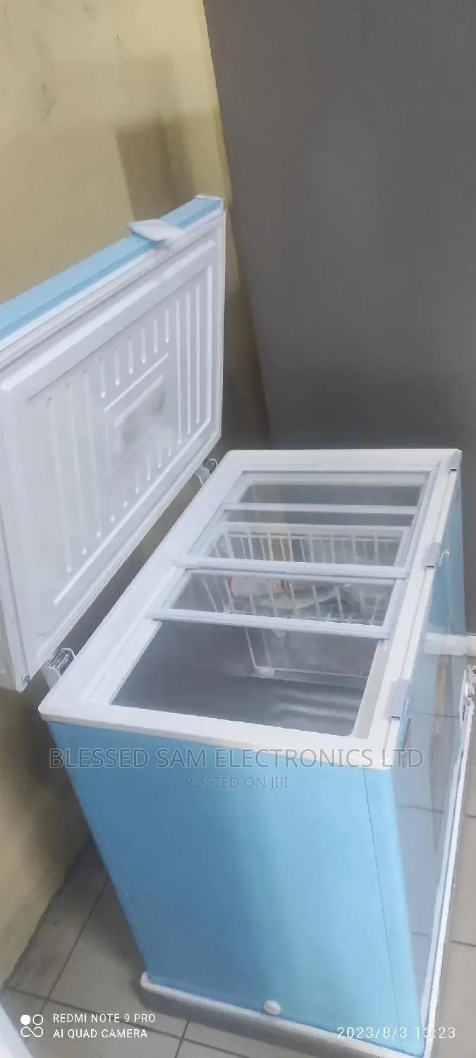 New Polystar Chest Freezer 322l Double Glass Fast Cooling