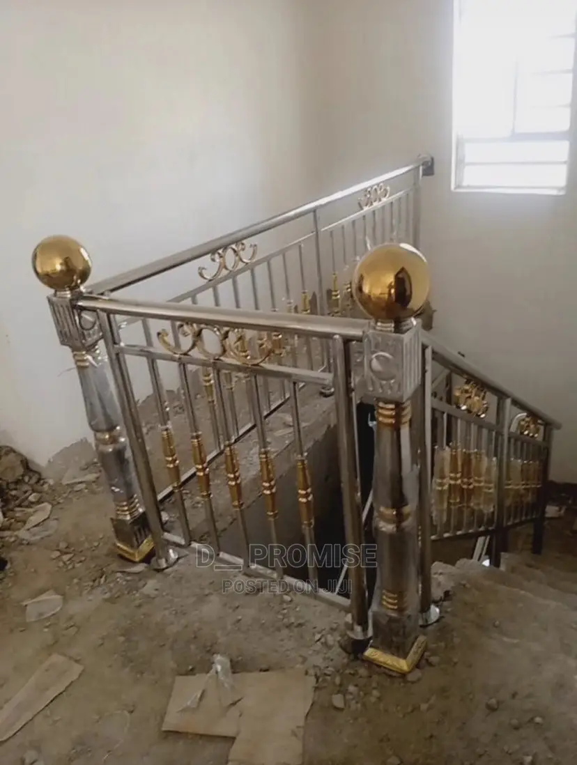 Stainless Steel Railing Design for Staircase in Nigeria in Ajah