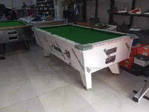 Delicate Marble And Coin Snooker Table