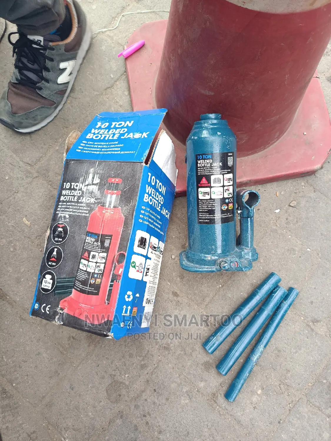 Original Blue 10ton Bottle Jack