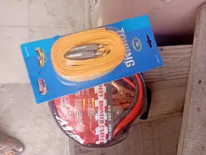 Car Jumpstarter Cable With Tow Rope