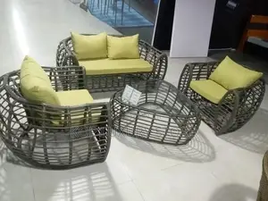 A Set of Basket Weave Chair