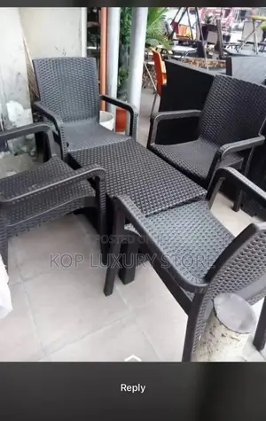 A Set of Four Chairs and Table