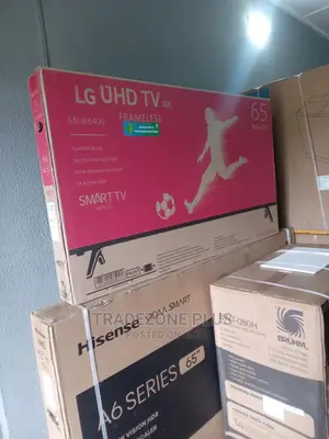The Brand New 65'' Lg Smart Tv With Youtube+Remote Control
