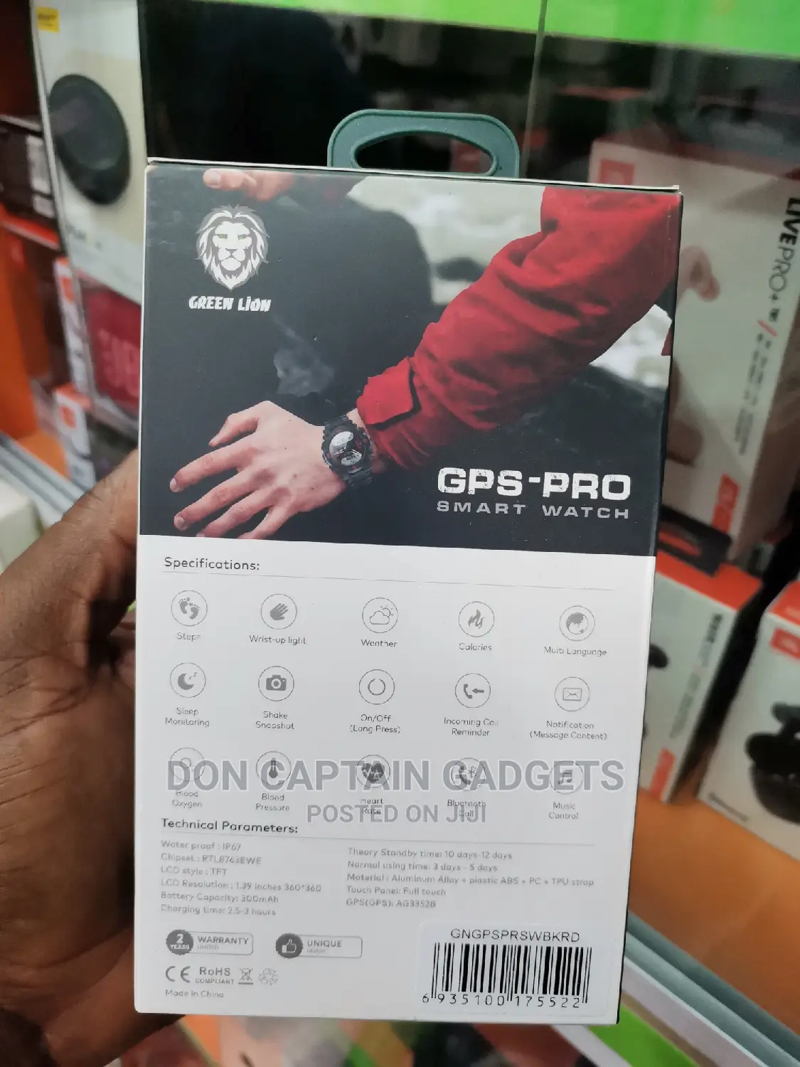 Green Lion Smart Watch GPS-Pro