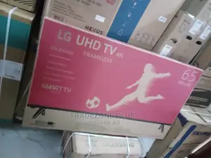 The New Lg 65 Inch Smart Tv+Youtube+Remote Control+Av