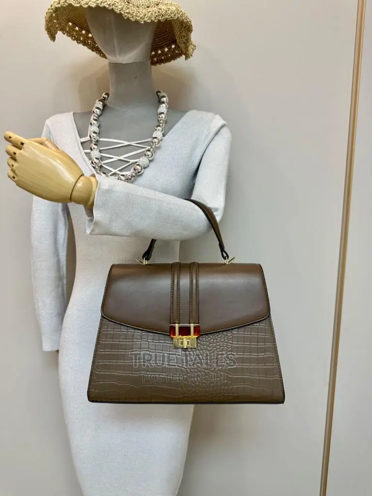 Classy Genuine Leather Shoulder/Handbag With Smaller Bag