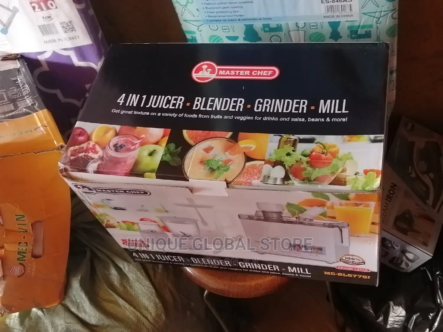 Master Chef 4 in 1 Juicer Blender Ginger Mill