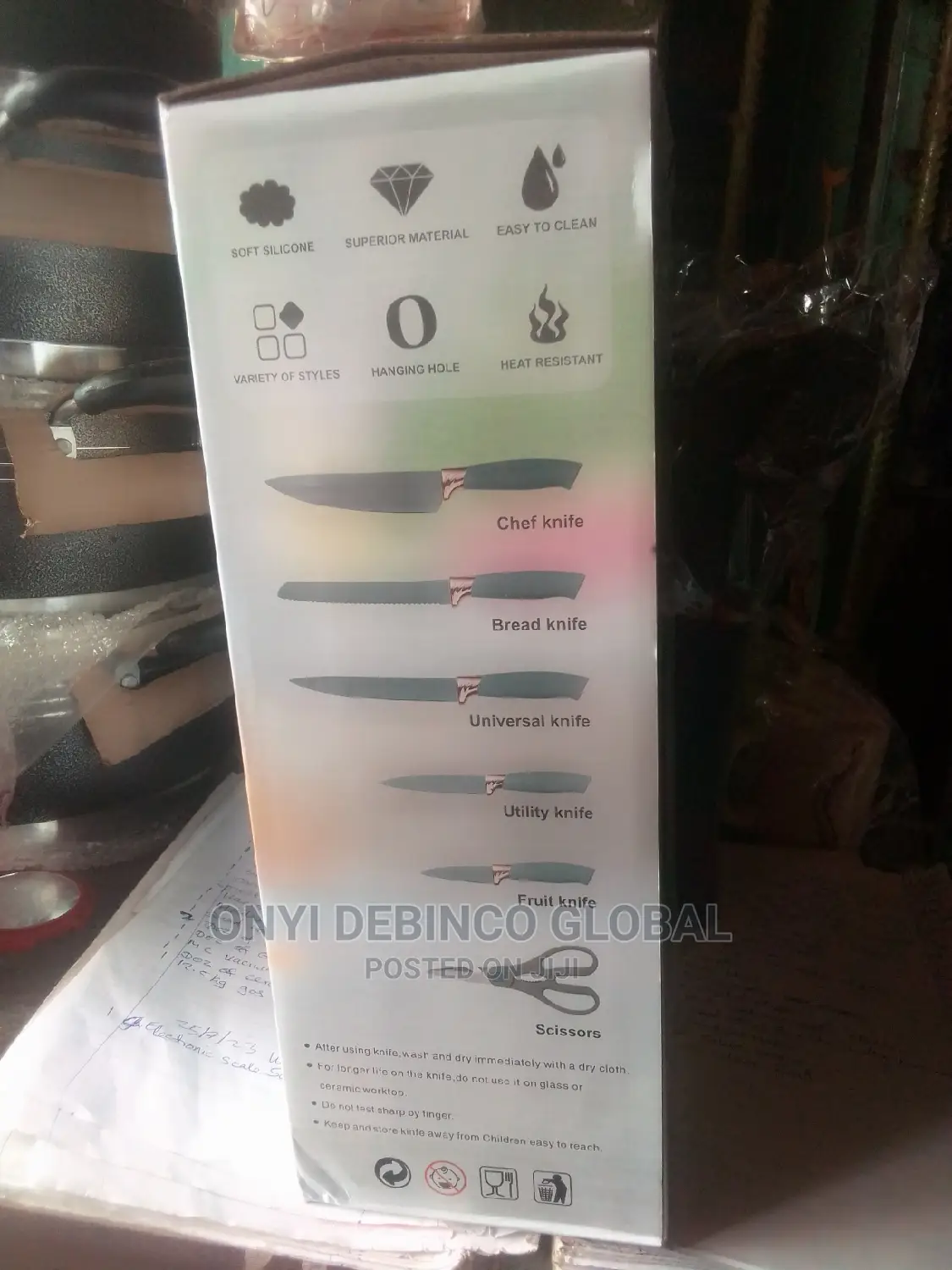 Set of 19 Silicon With Chopping Board Kitchen Utensils
