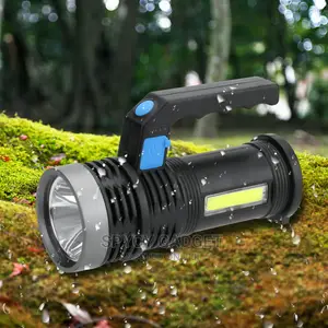 Handheld Rechargeable Flashlight COB Side Light