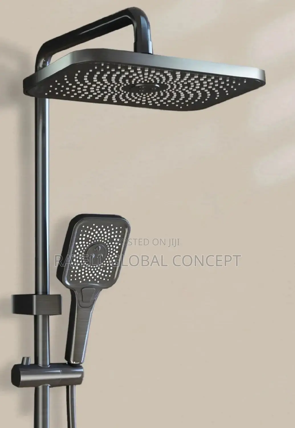 Button Shower With Digital Thermostat