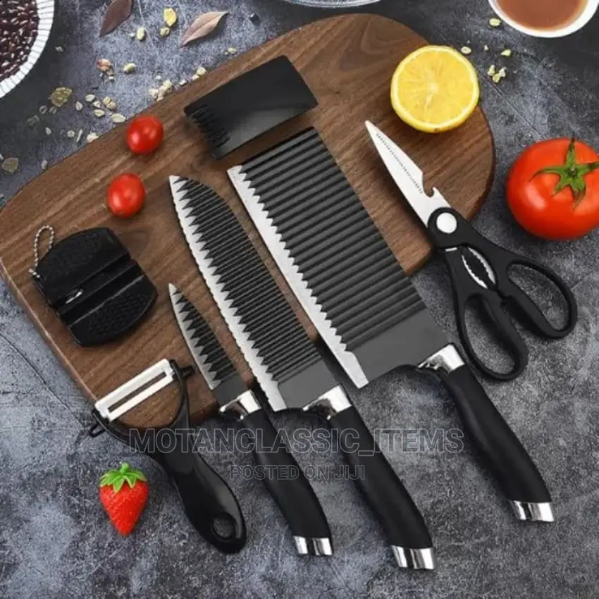 Multifunction Non-Stick Kitchen Knife Set (7 in 1 in a Box)