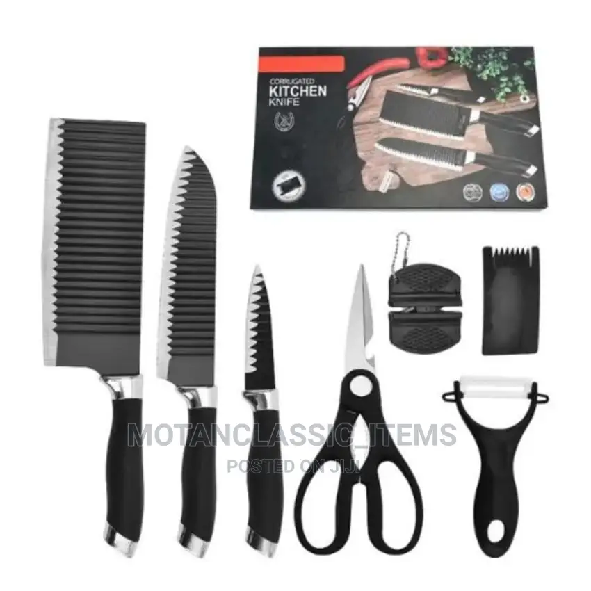 Multifunction Non-Stick Kitchen Knife Set (7 in 1 in a Box)
