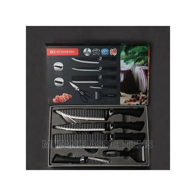 Multifunction Non-Stick Kitchen Knife Set (7 in 1 in a Box)