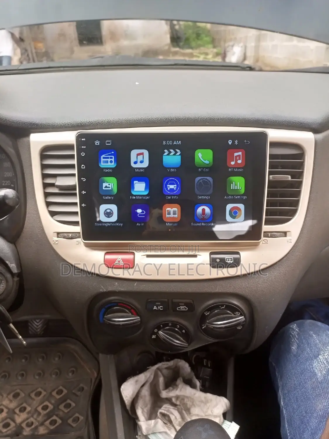 Kia Rio Android Screen (2005/2009) Wit GPS Navigation System