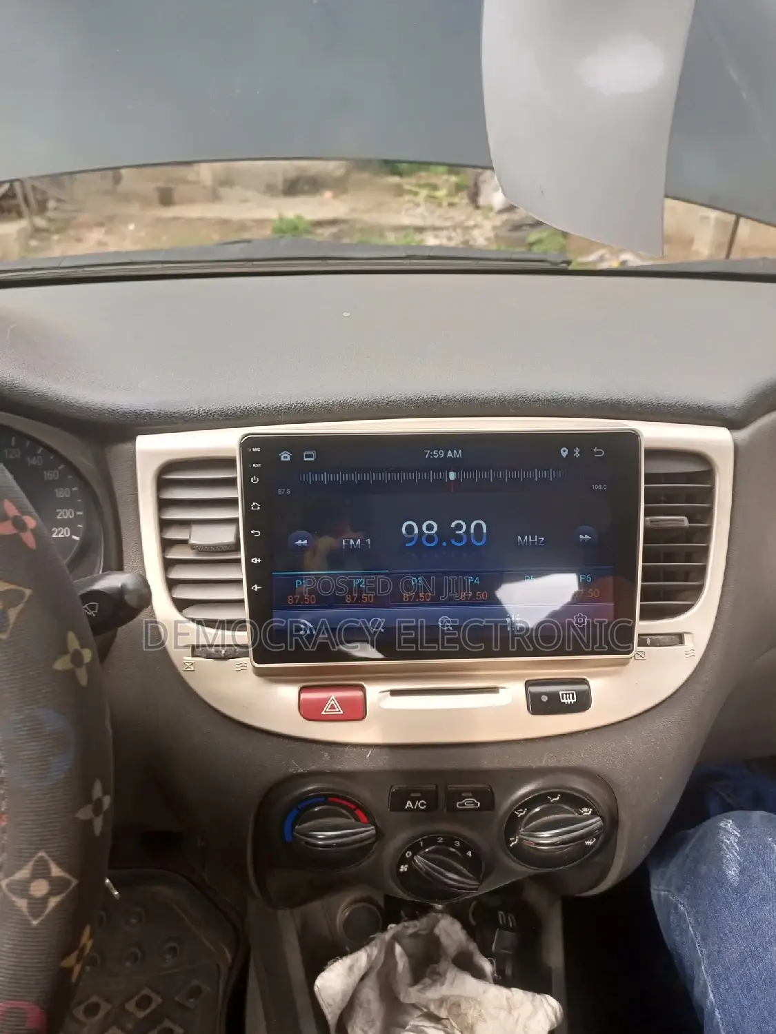 Kia Rio Android Screen (2005/2009) Wit GPS Navigation System