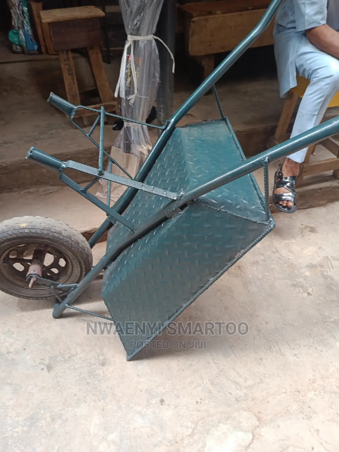 Fabricated Wheel Barrow