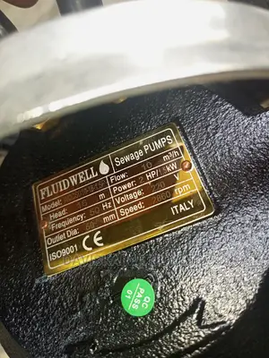 Fluidwell Grinder Cutter Sewage Pumps