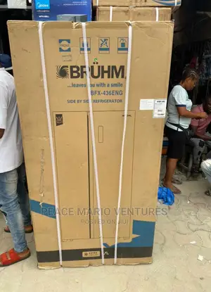 Bruhm Side by Side Refrigerator With 2years Warranty.