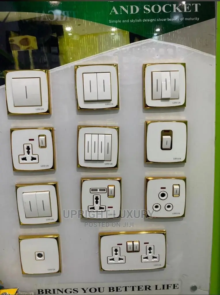Y1 White and Gold Switches