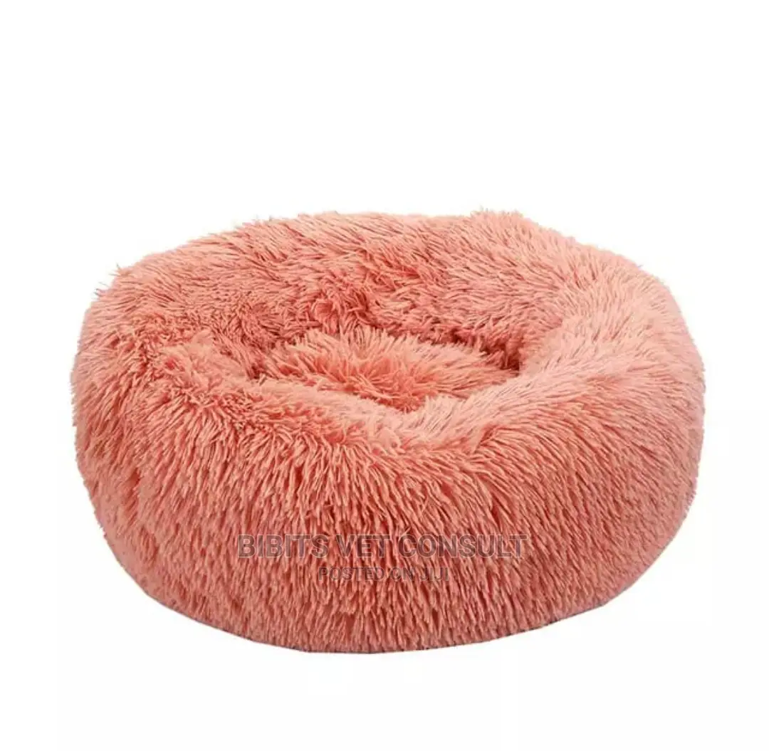 Plush Round Cat Dog Bed