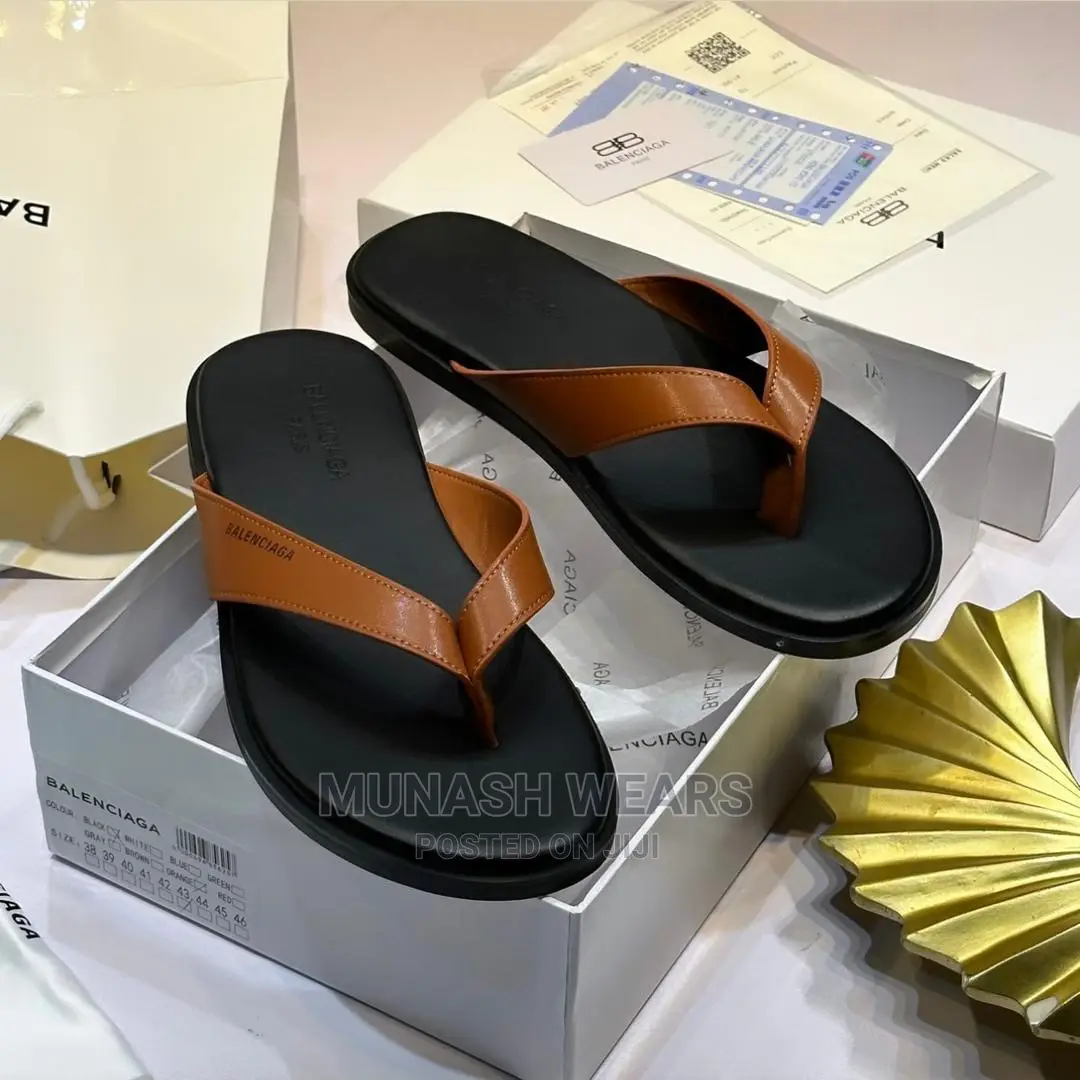 Men Luxury Leather Slipers Collection