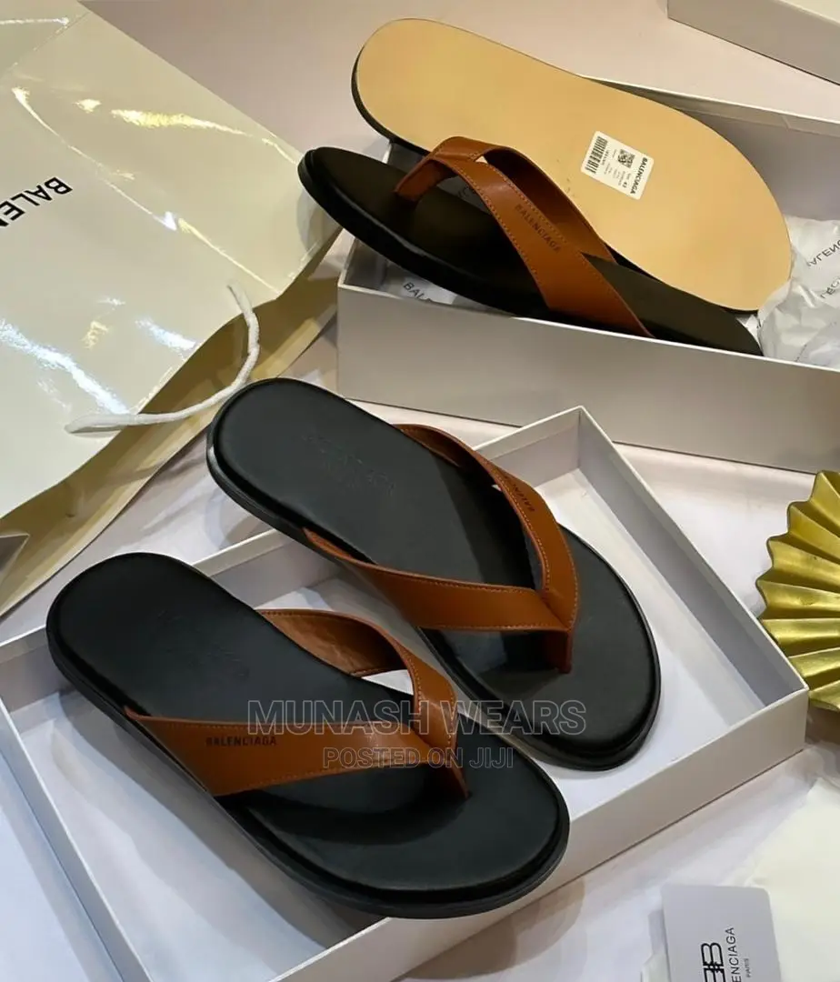 Men Luxury Leather Slipers Collection