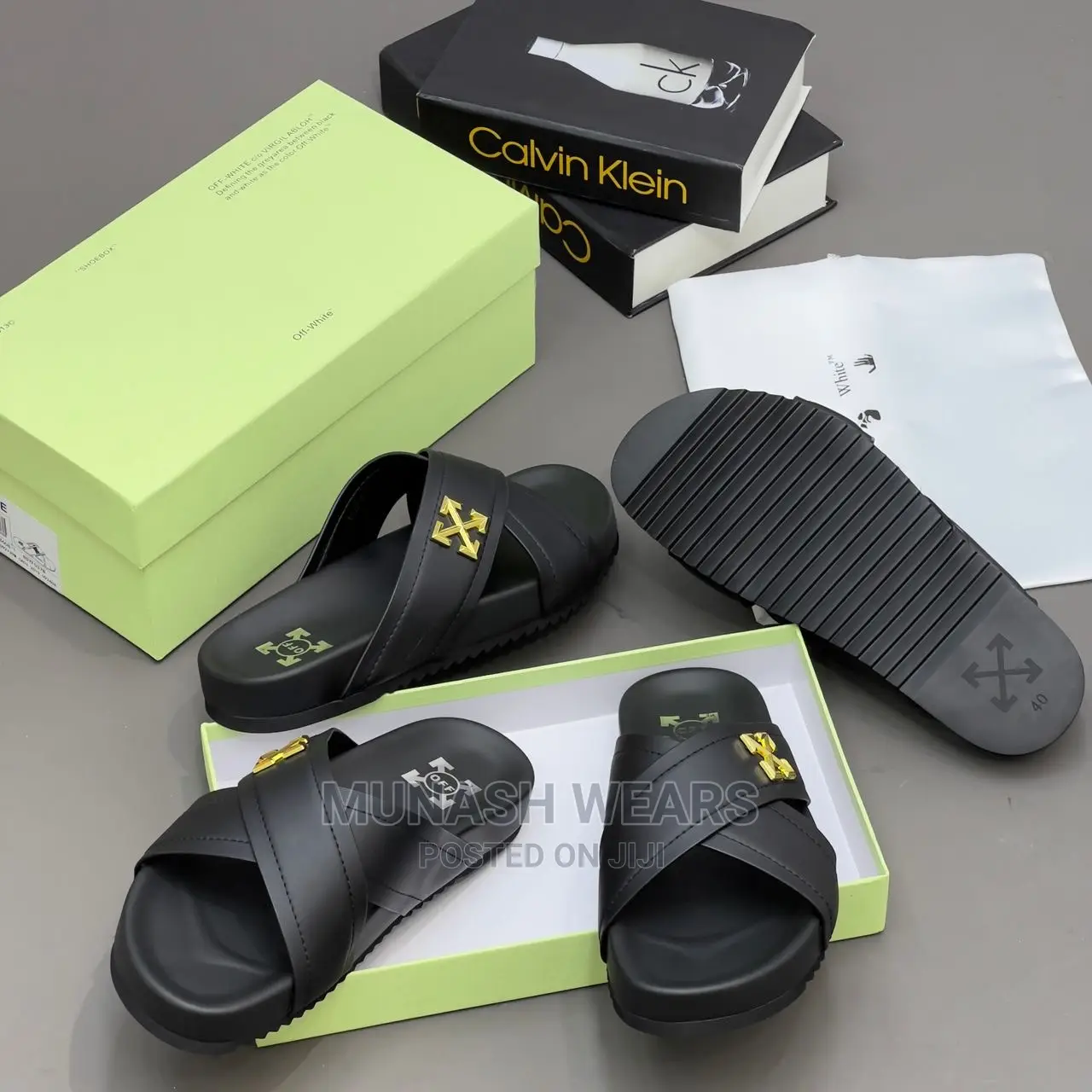 Men Luxury Leather Slipers Collection