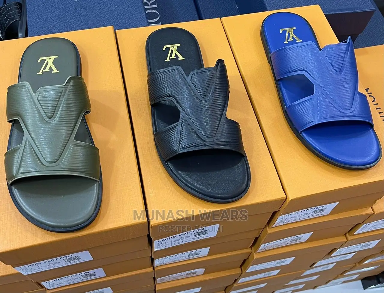 Men Luxury Leather Slipers Collection