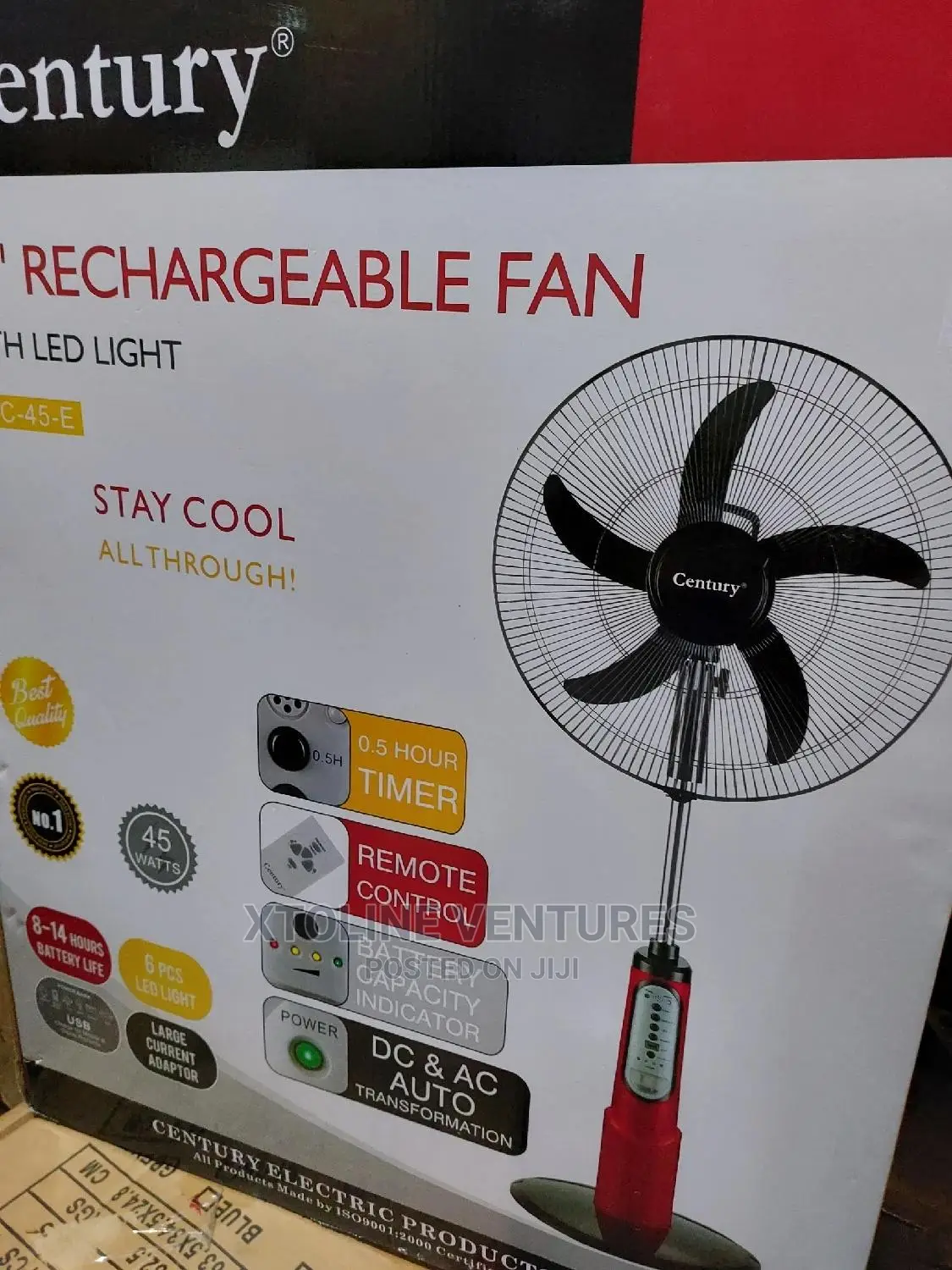 Rechargeable Fan