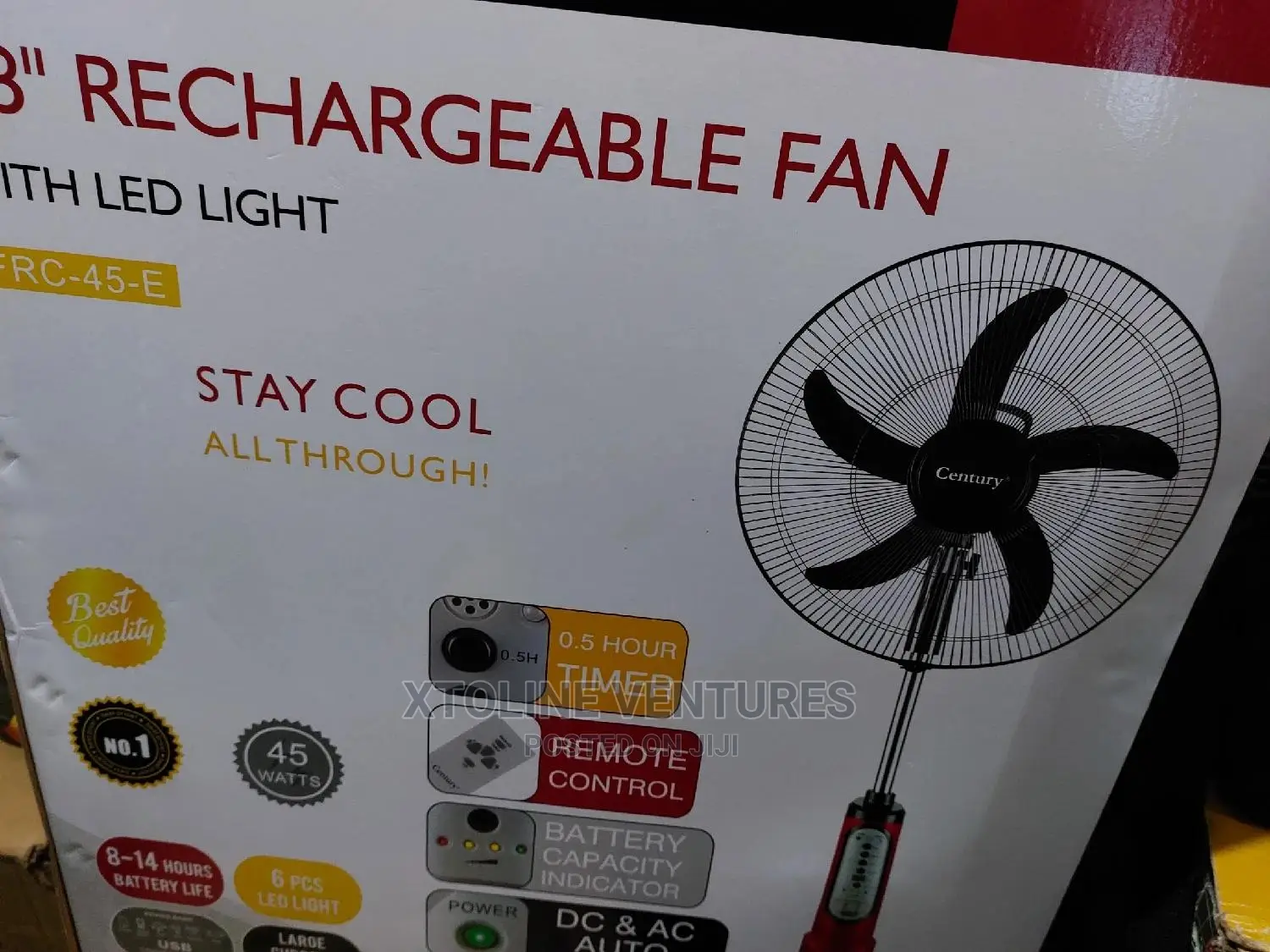 Rechargeable Fan