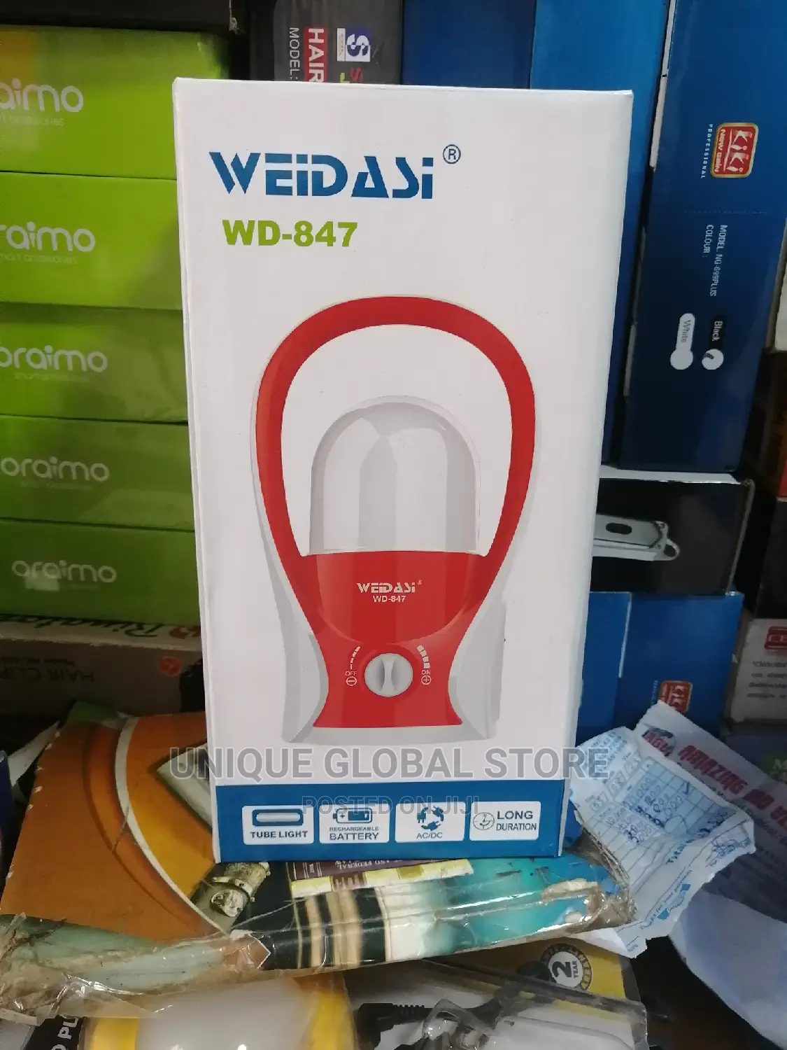 Rechargeable LED Emergency Lamp With Dimmer WD-847
