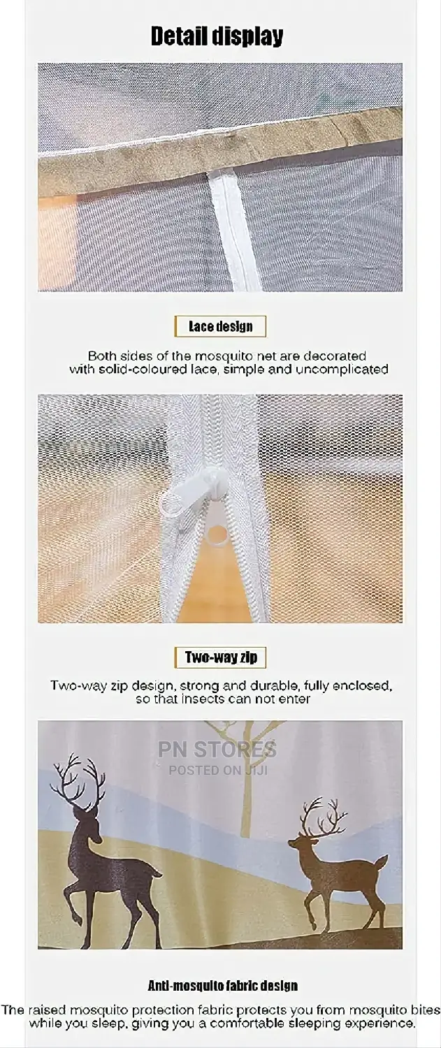 6×5 Pop Up Round Mosquito Net