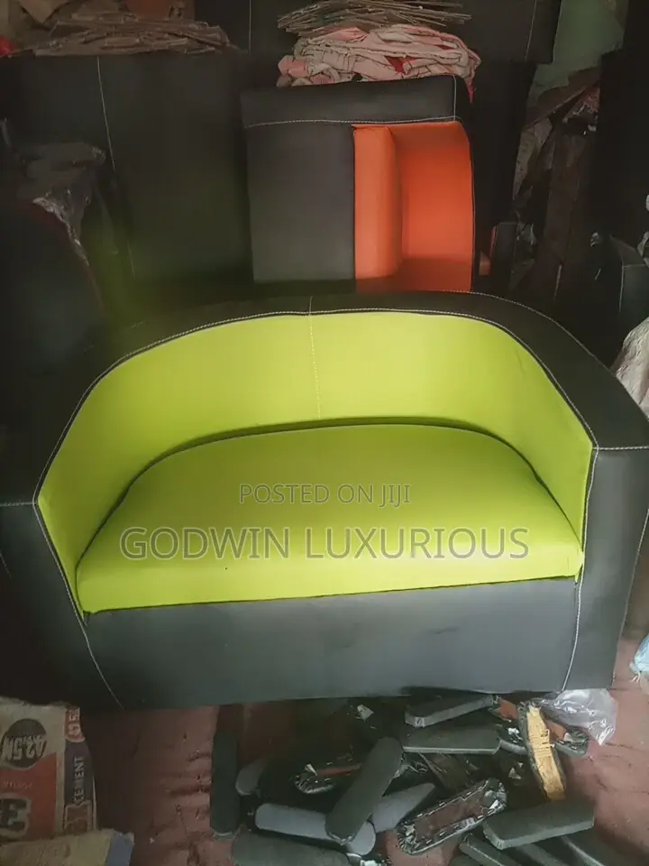 Double Seater Leather Chair