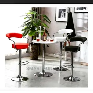 Photo - Best Quality Adjustable Height Barstool With Table