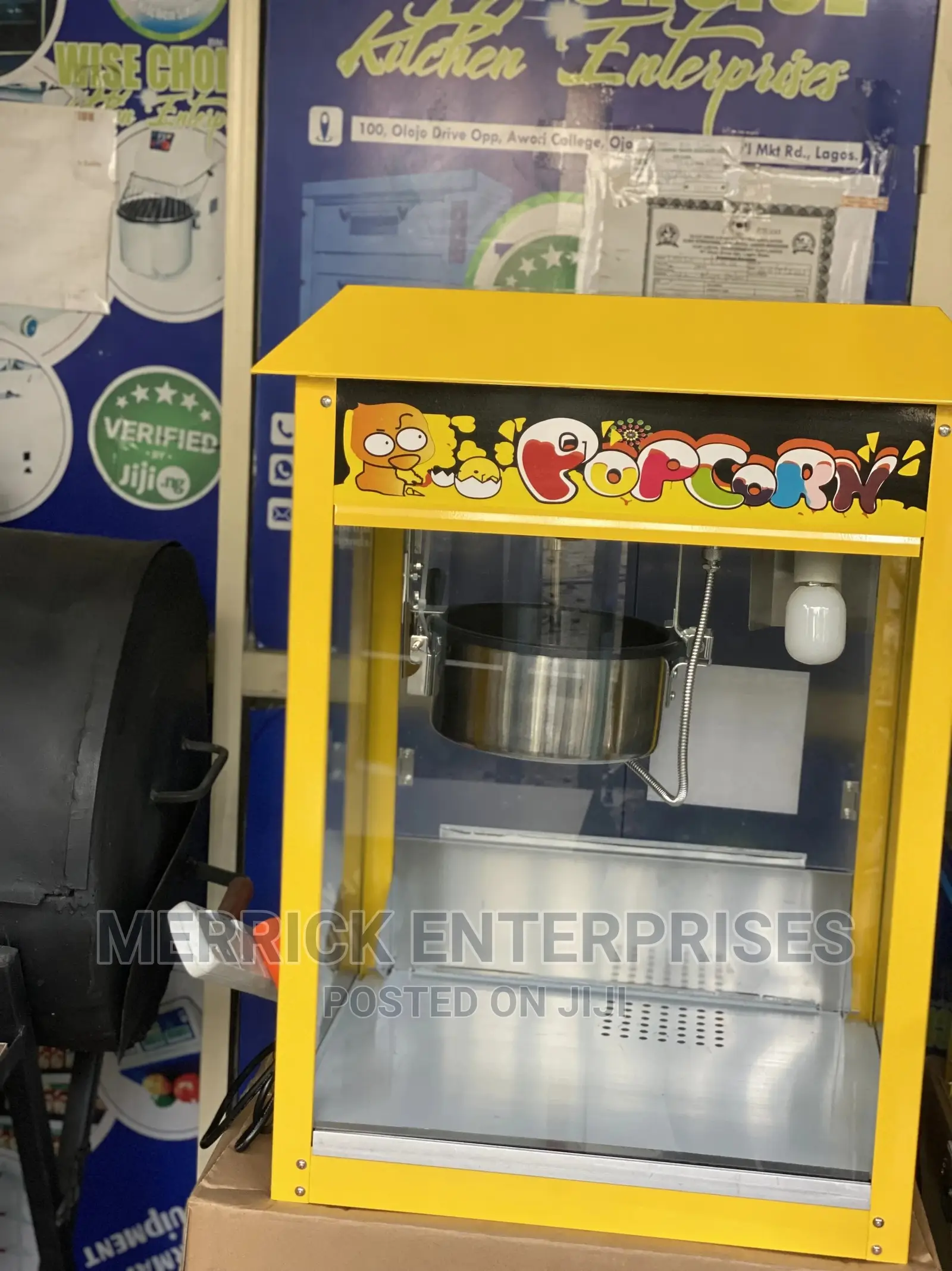 Yellow Popcorn Maker