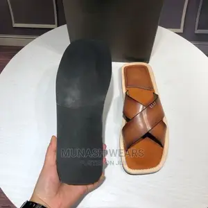 Luxury Berluti Leather Slipers