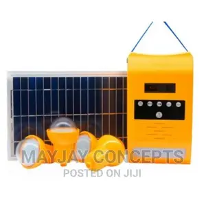 Multifunctional Solar Power Kit Mobile-3bulb and 2-Usb Space