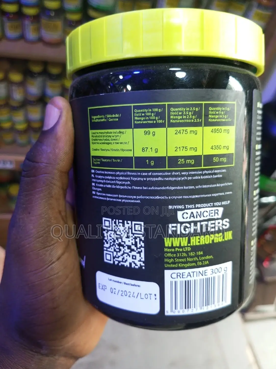 Creatine 300 G Powder