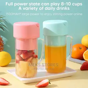 Rechargeable Smoothie Blender With Straw