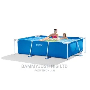 7.2ft X 4ft X 24" Rectangular Metal Frame Pool