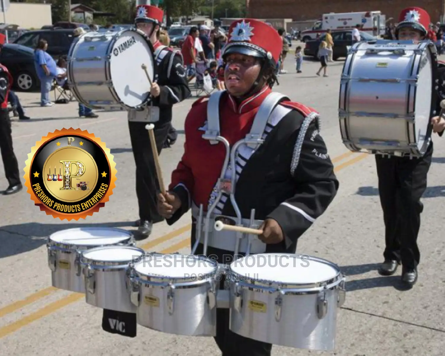 Complete Yamaha 6 Set Marching Parade Drum